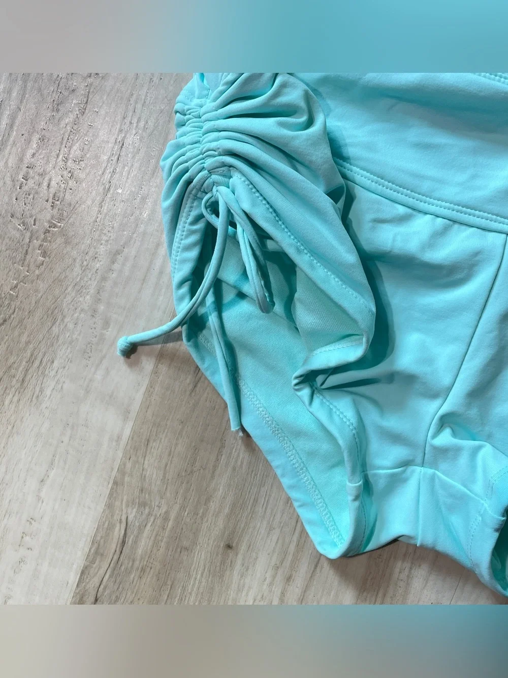 Athleta bikini set, light blue teal color, Top & Bottom size small, swimsuit